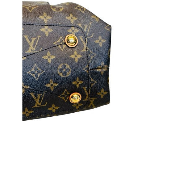 Louis Vuitton Monogram Canvas Olympe Shoulder Handbag Push Lock Closure Purple - Picture 6 of 17